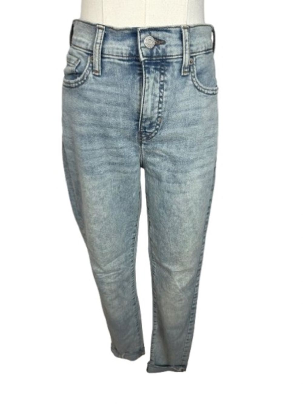 Banana Republic Light Blue High-Rise Skinny Jeans Size 28